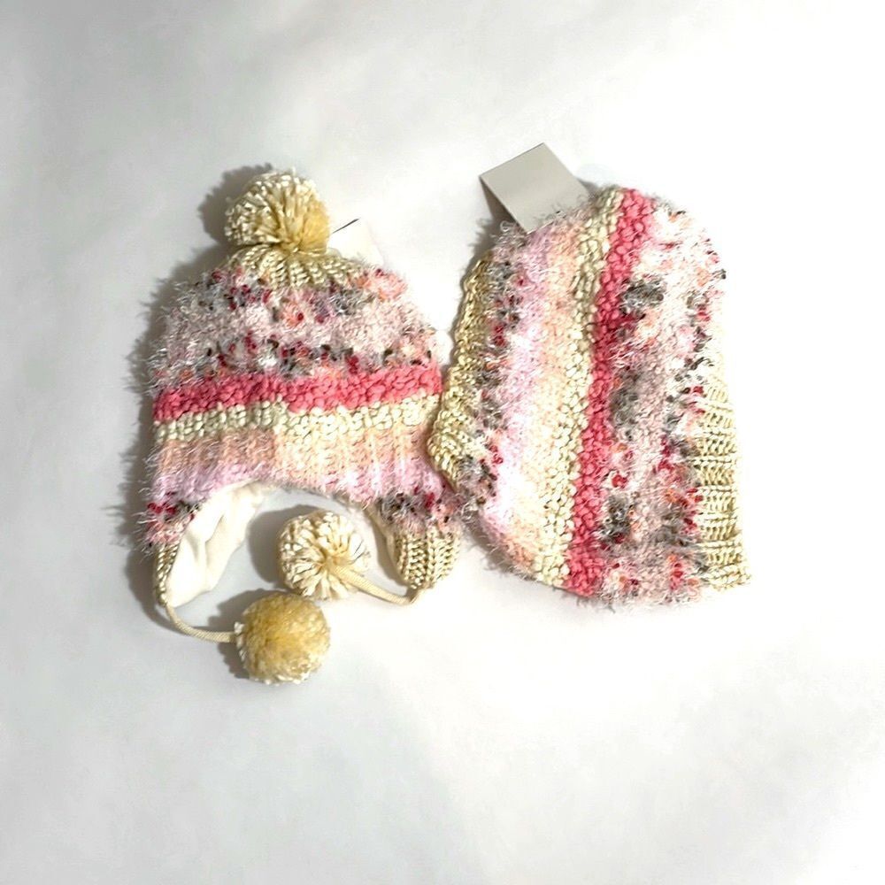 ABG Girls Hat and Scarf Set - Picture 2 of 3